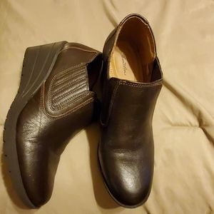 Womans wedge booties